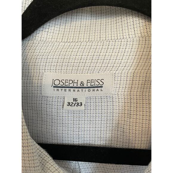 Vtg Joseph & Feiss All Cotton 16 32/33 Polo LongSleeve ButtonDownMade in Korea - Picture 3 of 9
